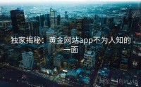 独家揭秘：黄金网站app不为人知的一面