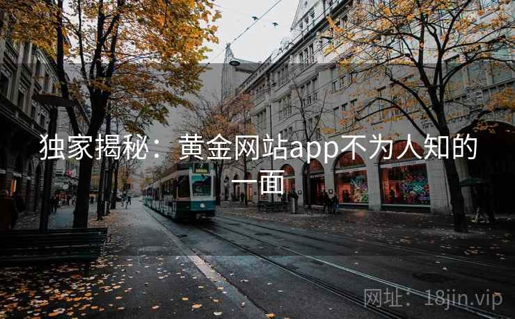 独家揭秘:黄金网站app不为人知的一面 独家揭秘:黄金网站app不为人知的一面